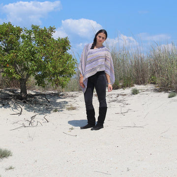 Window Pane Poncho 14-151