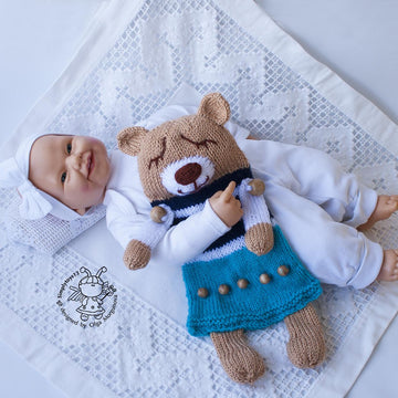 Bunting Blanket Bear toy