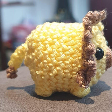 Crochet lion