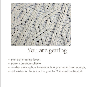 Twisted Rhomb Blanket Pattern