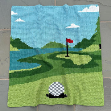 Golf Venue Baby Blanket CROCHET