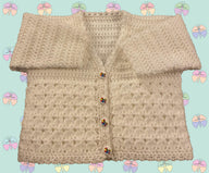 Cosy Twin Cluster Panel Cardigan