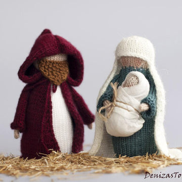 Christmas dolls Mary Joseph and Jesus