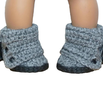 Mini Sweater Boots - 18" American Girl Doll Shoes