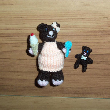 Baby Animals With Crib And Accessories