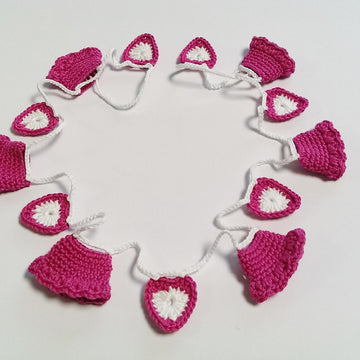 Garland Baby Girl with Skirts and Hearts