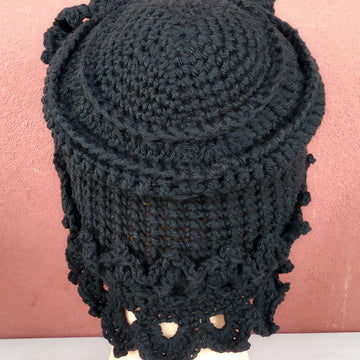 Crochet Tutorial Pattern for my Cosmosicula's hat. Retro style hat. Elegant winter hat. Pdf 25 pages, 64 photos, 5 videos. English version.