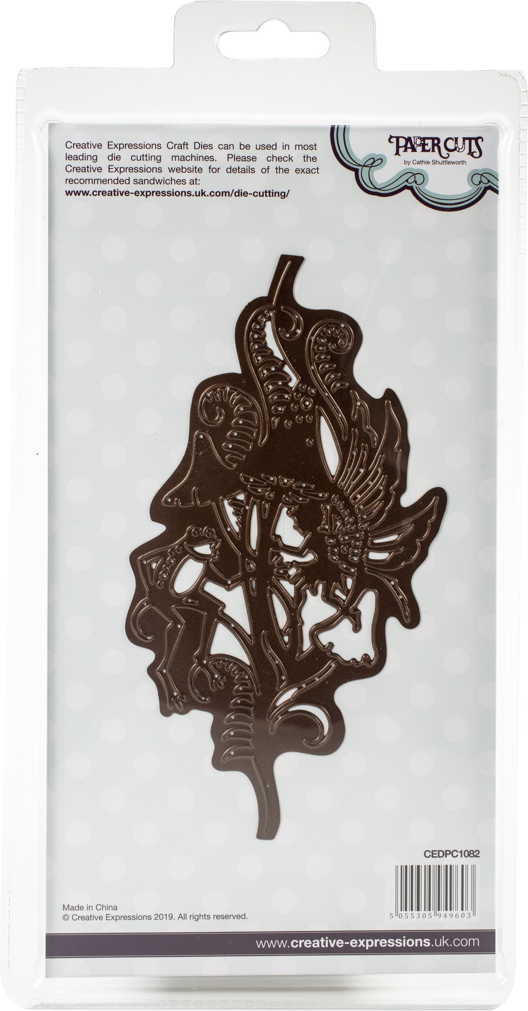 Creative Expressions Paper Cuts Edger Craft Dies - Toadstool Dance