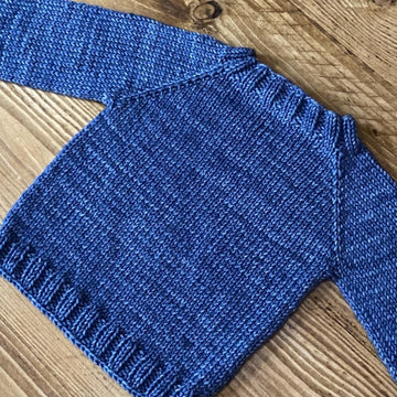 Top Down Simple Malabrigo Jumper