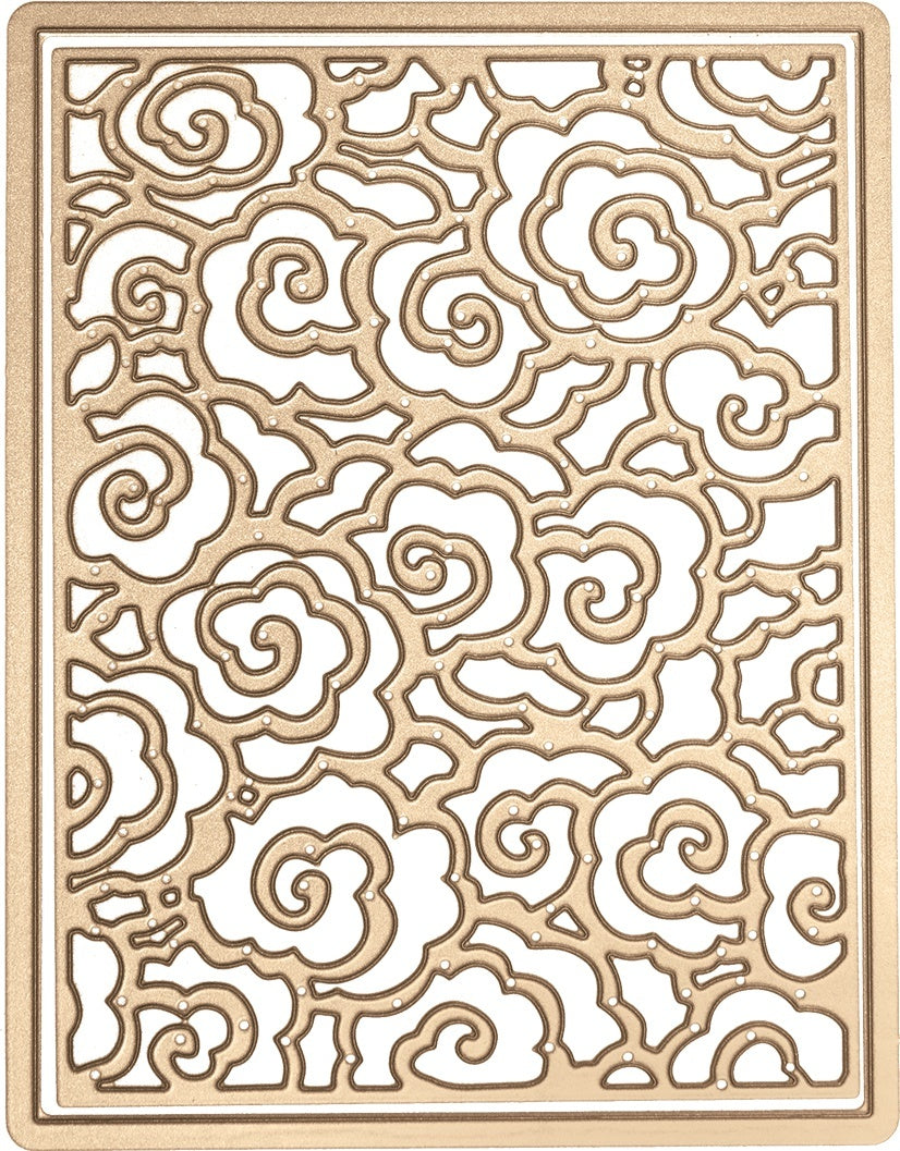 Spellbinders Shapeabilities Dies By Lene Lok - Lucky Clouds 4"X5.25"