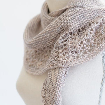 Touch Of Lace Crescent Shawl
