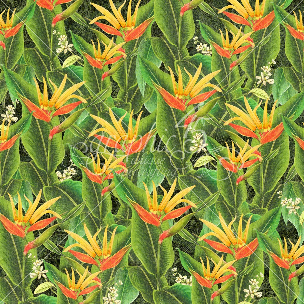 Graphic 45 Lost In Paradise Double-Sided Cardstock 12"X12" - Utopian Fields