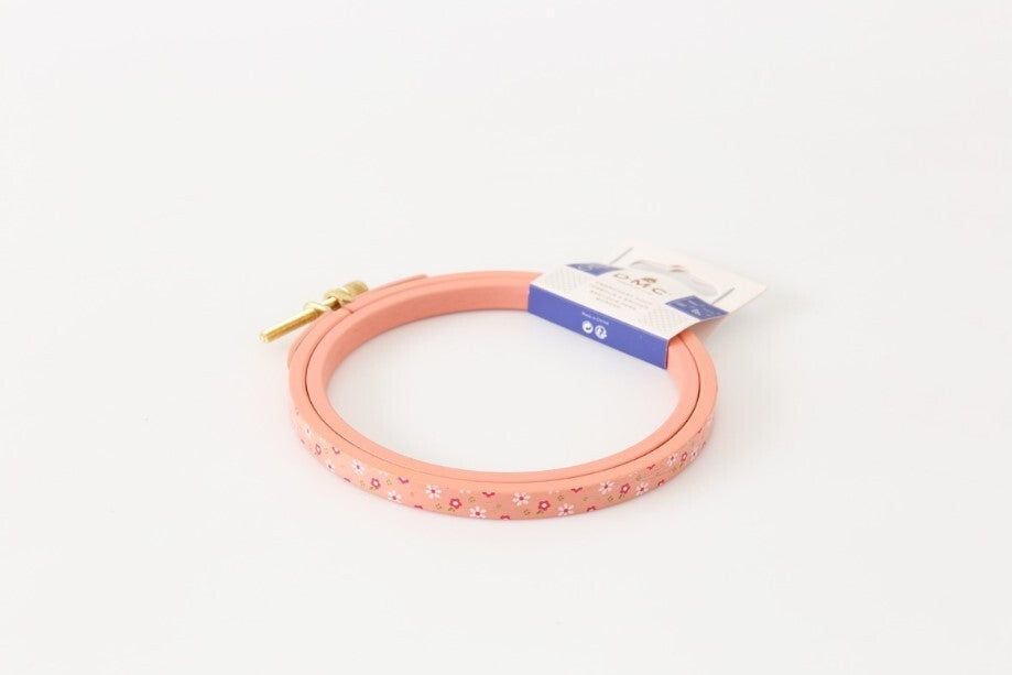 DMC - 4 inch Round Painted Embroidery Hoop - Orange (MP001-105)