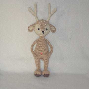 Bambi deer amigurumi doll