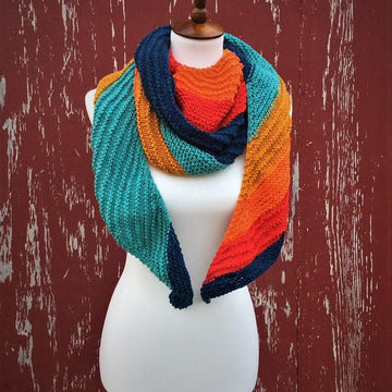Garter Ridge Shawl