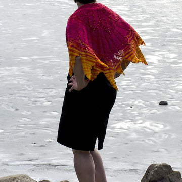 Solar Flare Circular Shawl
