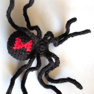 Black Widow/Black Spider Amigurumi Decoration