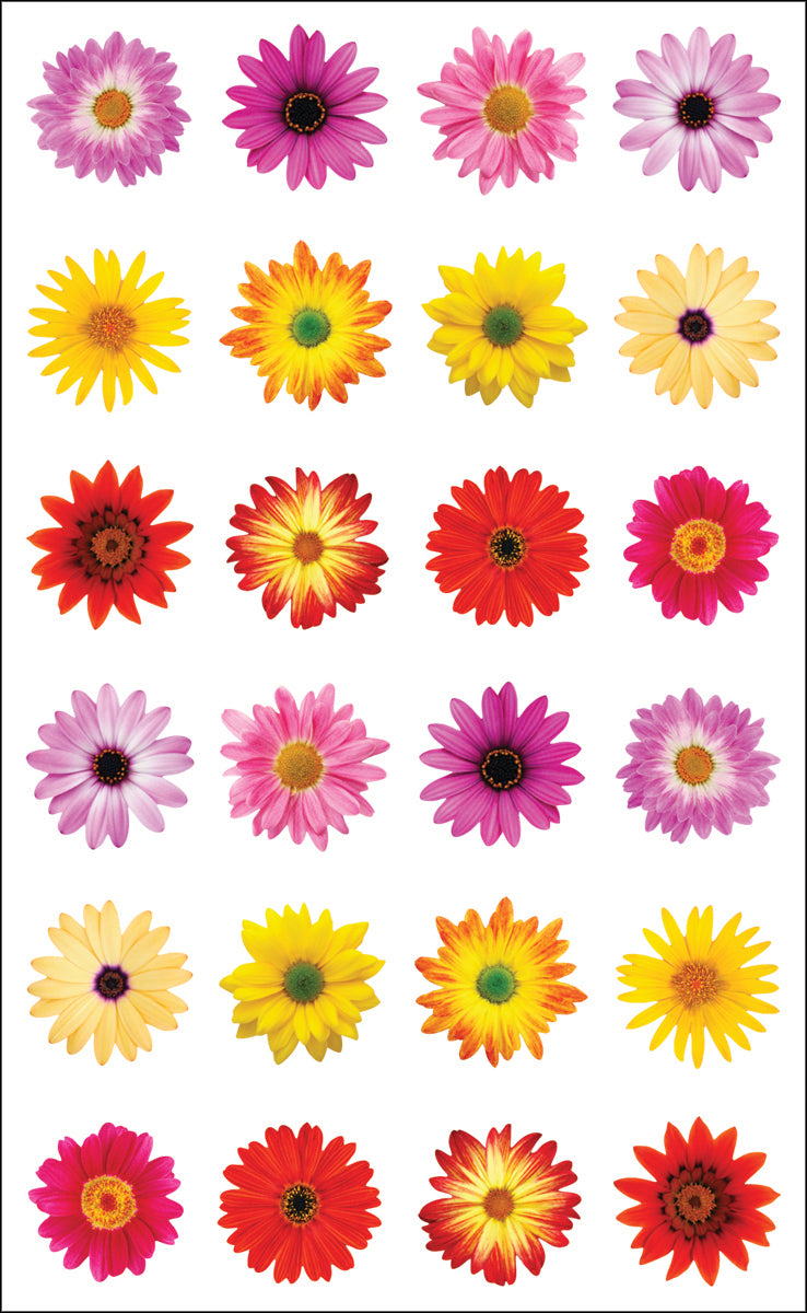 Mrs. Grossman's Stickers - Flowers By The Dozen