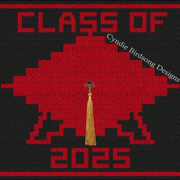 Graduation Cap mosaic square