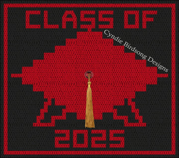 Graduation Cap mosaic square