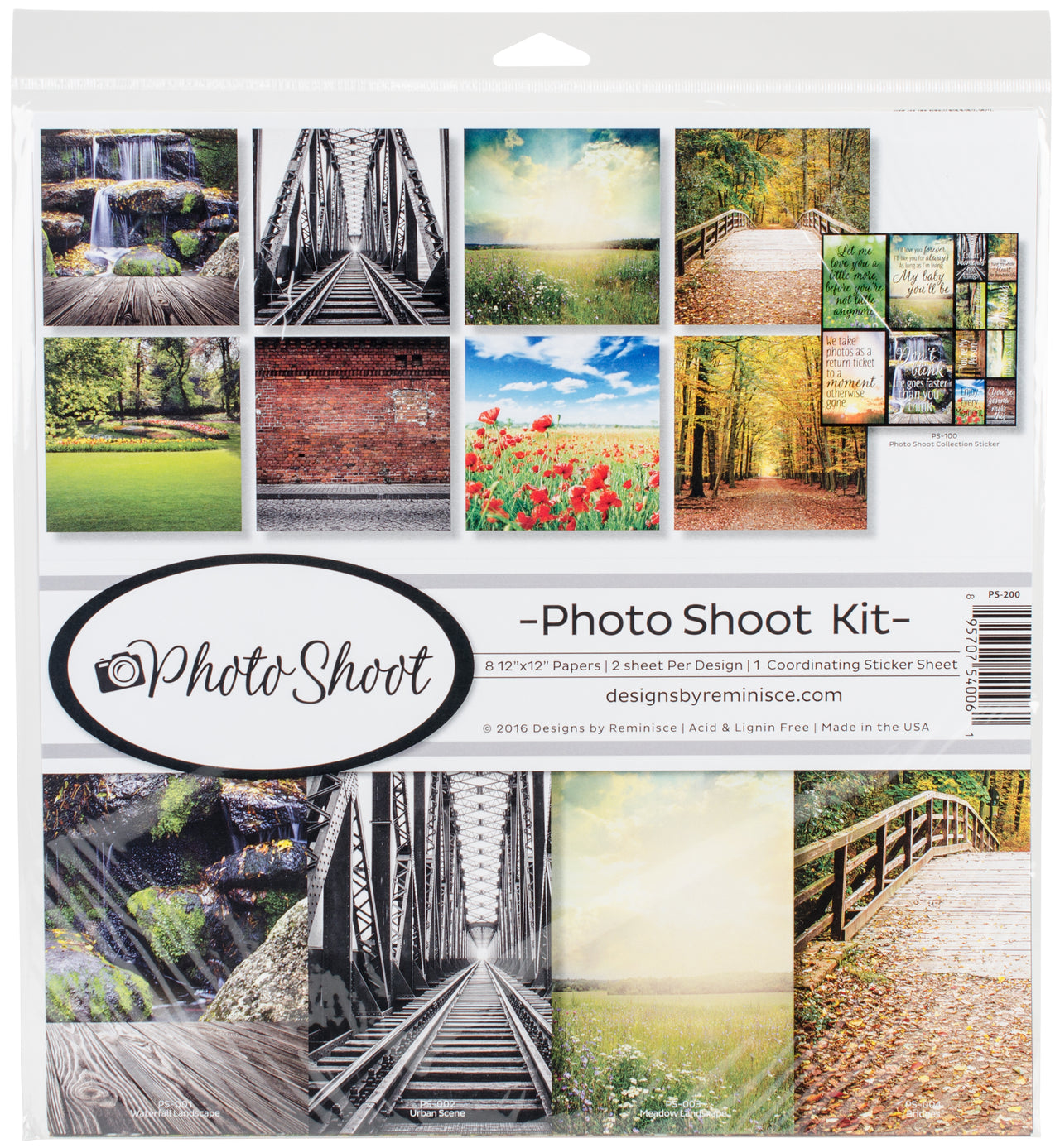 Reminisce Collection Kit 12"X12" - Photo Shoot