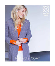 "Natalie Coat" - Coat Knitting Pattern For Women in MillaMia Naturally Soft Aran