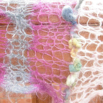 Lace & Felted Scarf