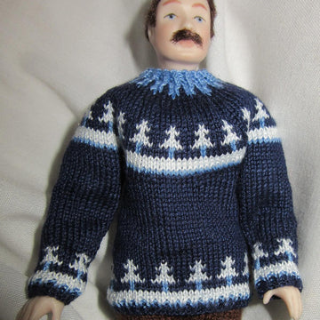 Miniature Christmas tree jumper