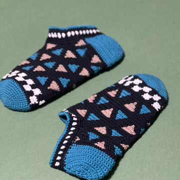 Tiled Peaks Socks