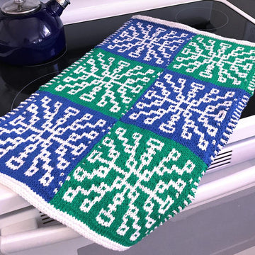 Slip Stitch Kitchen Snow Flakes