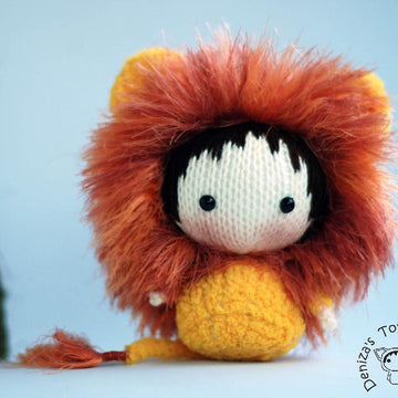 Shaggy Lion Doll. Toy from the Tanoshi series.