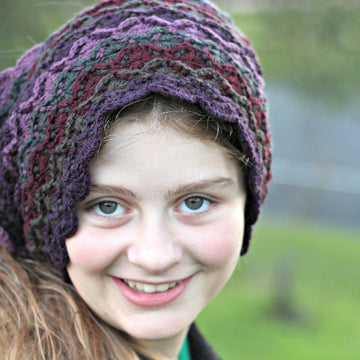 Roughcut Diamonds Cowl and Wrist Warmers