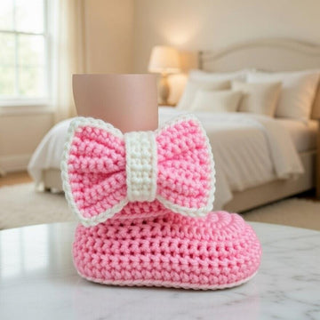 Crochet Baby Booties Pattern | Easy Converse Style Shoes PDF + Video Tutorial | Handmade Newborn Gift