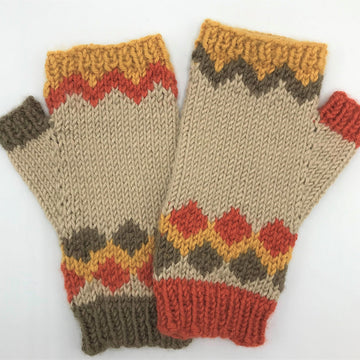 Carotenoid Fingerless Mitts