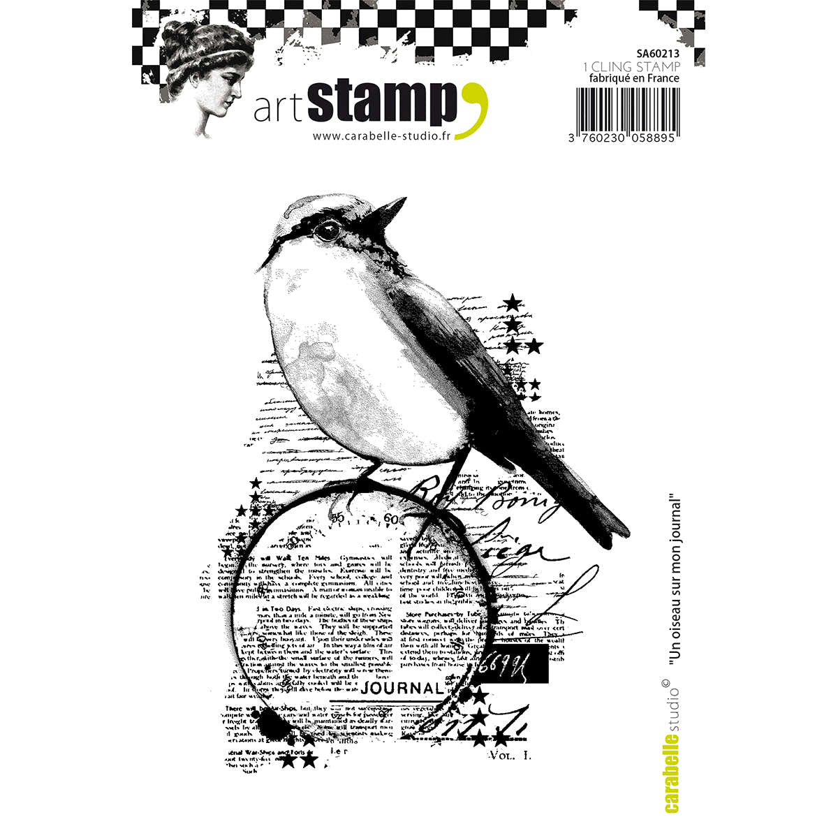 Carabelle Studio Cling Stamp A6 - A Bird On My Diary