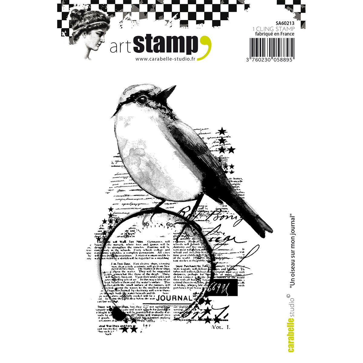 Carabelle Studio Cling Stamp A6 - A Bird On My Diary