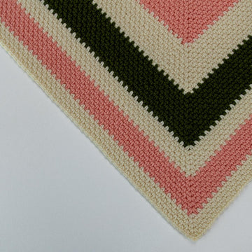 Boho Baby! Infinity Moss Square Crochet Blanket