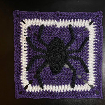 Halloween Granny Square Crochet Afghan Pattern – Spooky Cute, Video Tutorials (Pattern Only)