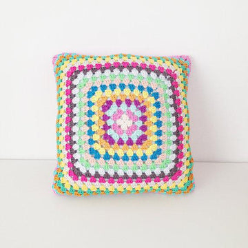 Granny Square Pillow