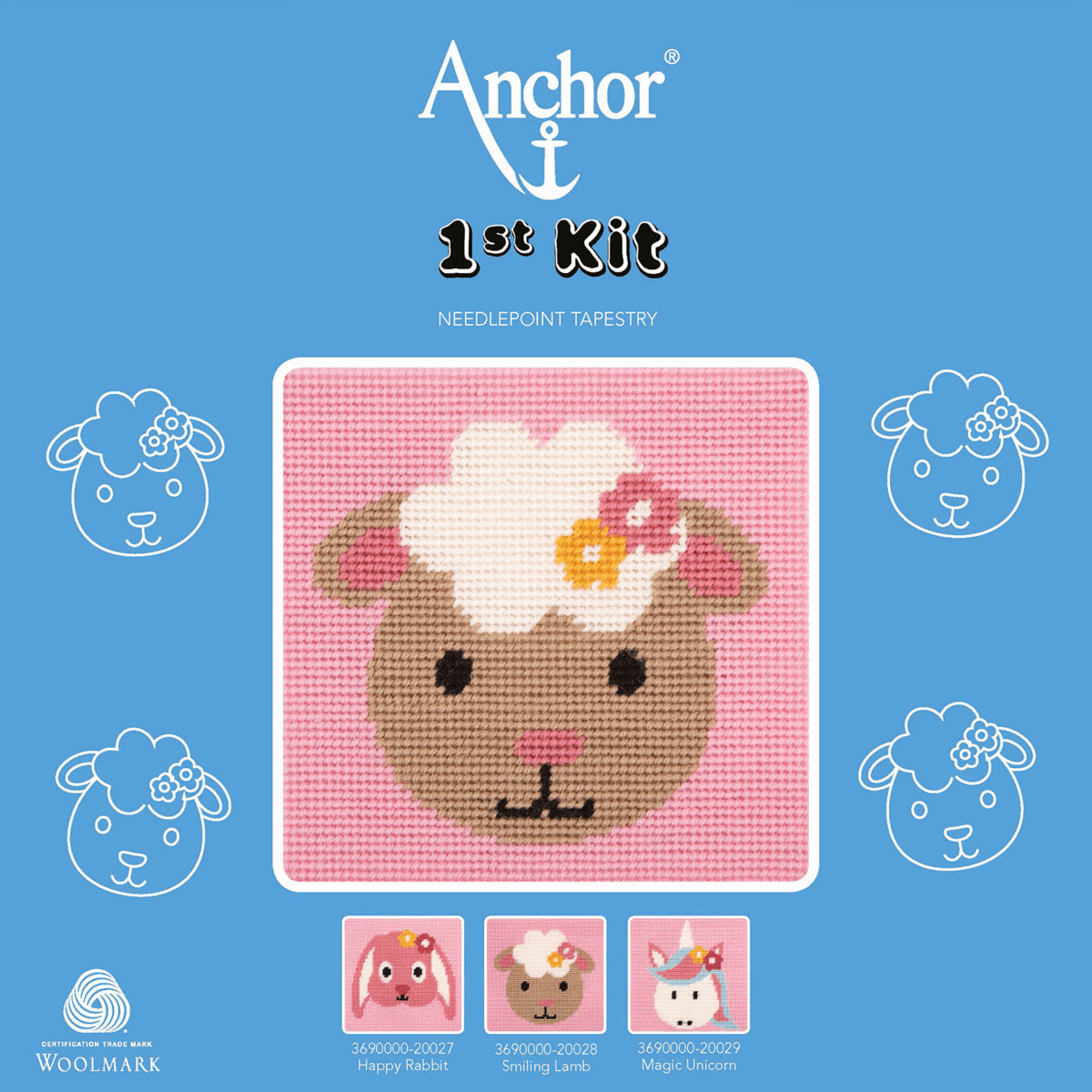 Anchor 1st Kit - Smiling Lamb Tapestry Kit