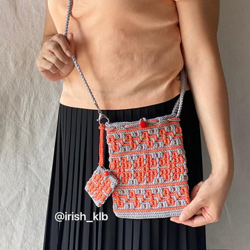 Four Leaf Clover Mosaic Pouch