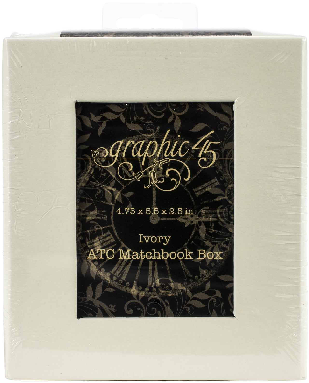 Graphic 45 Staples ATC Matchbook Box - Ivory