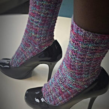 Waffle Stitch Socks