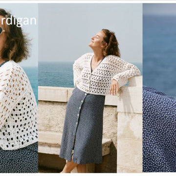 True Love Cardigan in Wool and the Gang Buddy Hemp - Leaflet