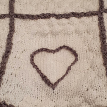 Baby Love Blanket in Bubble Stitch
