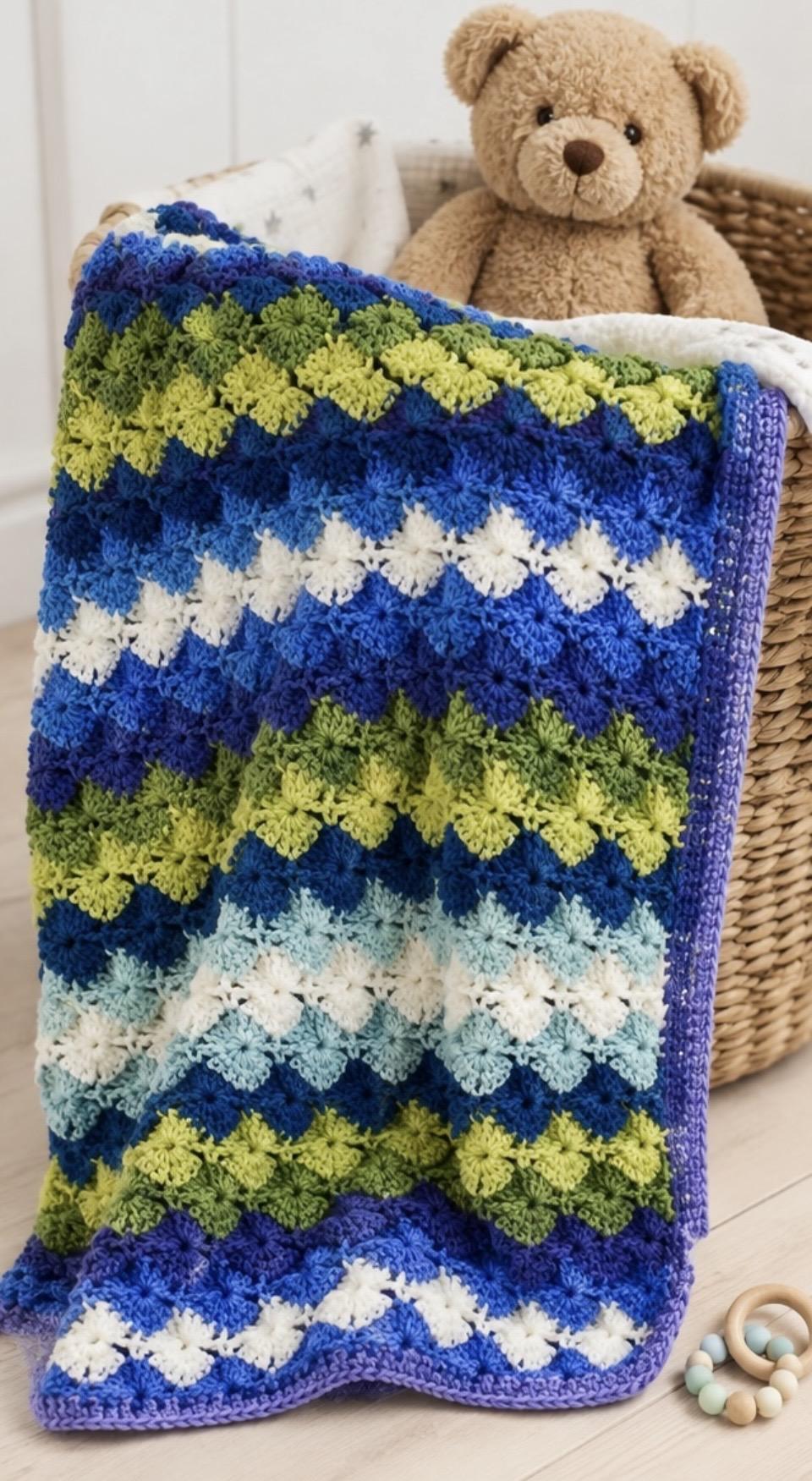 Catherine Wheel Crochet Blanket