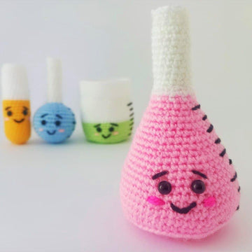 Chemistry Set Crochet. Crochet Pattern.
