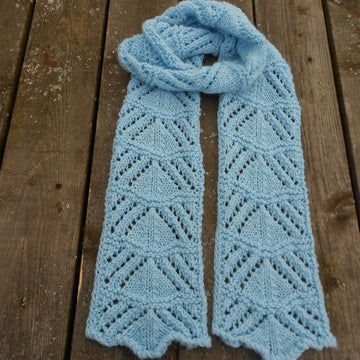 Winters Ice Lace Scarf