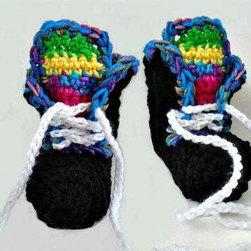929 - Multicolor Black Sneakers