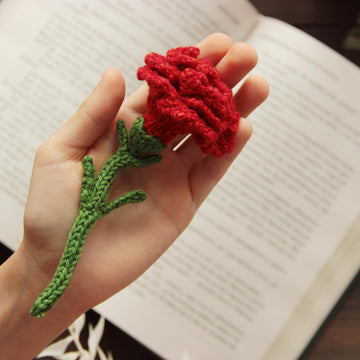 Knit Carnation Flower Pattern